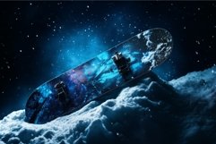 Lightweight Snowboard equipment. Generate Ai Product Image 1