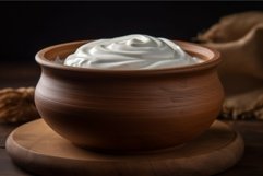 Sour cream. Generate Ai Product Image 1