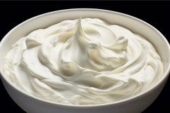 Sour cream. Generate Ai Product Image 1