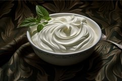 Luscious Sour cream. Generate Ai Product Image 1