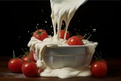 Versatile Sour cream. Generate Ai Product Image 1