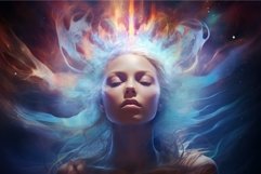 Transformative Spiritual awakening astral. Generate Ai Product Image 1