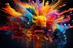 Messy Splash paint. Generate Ai Product Image 1