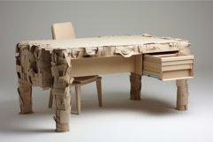 Organized Stack paper office. Generate AI Product Image 1