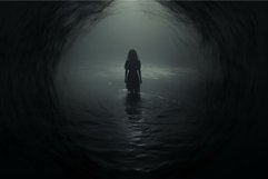 Eerie Abyss into stare. Generate Ai Product Image 1