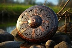 Resonant Steel tongue drum. Generate Ai Product Image 1