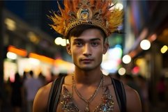 Resilient Stereotypical Thai male. Generate ai Product Image 1