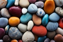 Vibrant Stones colorful. Generate Ai Product Image 1