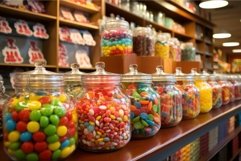 Store vintage candies. Generate Ai Product Image 1