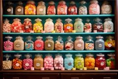 Sugary Store vintage candies. Generate Ai Product Image 1