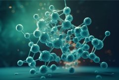 Structure neural molecule. Generate Ai Product Image 1