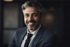 Confident businessman with a charming smile Product Image 1