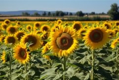 Vibrant sunflower field in full bloom Product Image 1