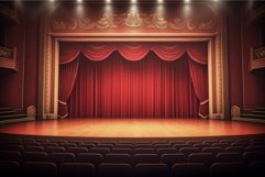 Theatre day scene show. Generate Ai Product Image 1