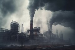 Heavy smoke coming out power. Generate Ai Product Image 1