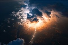Thundercloud lightning. Generate AI Product Image 1