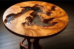 Wooden table blur. Generate Ai Product Image 1