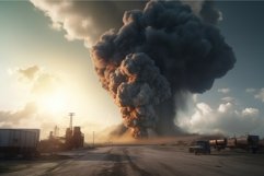 Toxic cloud. Generate Ai Product Image 1