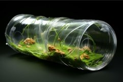 Sustainable ecosystem in a transparent bottle Product Image 1