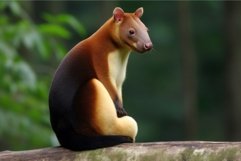 Tree kangaroo forest branch. Generate Ai Product Image 1