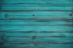 Turquoise planks surface. Generate Ai Product Image 1