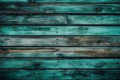 Turquoise planks surface. Generate Ai Product Image 1