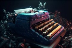 Printing press text. Generate AI Product Image 1