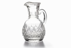 Vintage glass carafe pot. Generate Ai Product Image 1