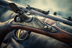 Pirate gun closeup. Generate Ai Product Image 1