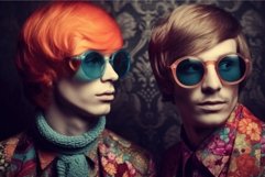 Vintage hipsters fashion. Generate Ai Product Image 1