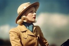 Vintage photo woman. Generate AI Product Image 1
