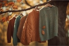 Vintage sweaters crisp. Generate AI Product Image 1