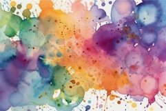 Watercolor colorful background creative. Generate Ai Product Image 1