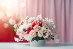 Grace wedding flowers bouquet. Generate ai Product Image 1