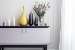 White interior modern drawer. Generate Ai Product Image 1
