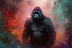 Wild gorilla. Generate Ai Product Image 1