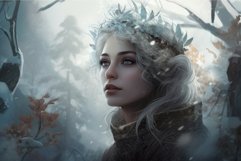 Winter woman queen. Generate Ai Product Image 1