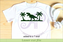 Dinosaur SVG Design for Laser Cutting, Jurassic Dino 1 Product Image 3