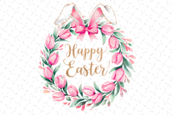 Happy Easter Clipart, Happy Easter Sublimation PNG Product Image 3