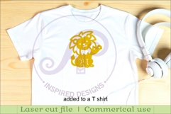 Cute Lions SVG Laser Cut Files Animal Silhouette 1 Product Image 3