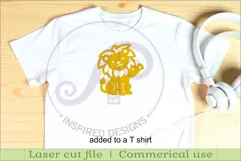 Cute Lions SVG Laser Cut Files Animal Silhouette 1 Product Image 3