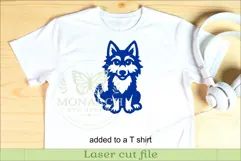 Cute Wolf SVG Silhouette Woodland Animal Cut Files 1 Product Image 3