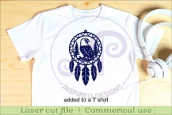 Eagle Dreamcatcher Laser Cut File, Wild Animal Wall Art SVG Product Image 3