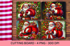 kitchen cutting board - christmas santa claus Product Image 1