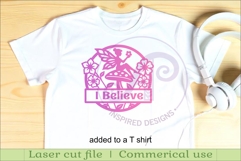 Fairy Name Sign SVG, Mushroom Fairy Nursery Sign Product Image 3