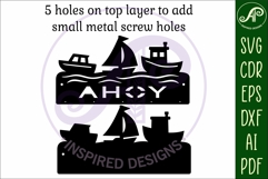 Boats Key holders for metal and laser cutting Product Image 3