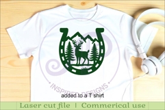 Horse Shoe Deer animal wall sign Product Image 3