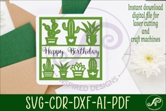 Succulent, Cactus lovers theme named wall sign or card Product Image 3