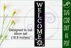 Welcome Word wall art sign, SVG file Product Image 3