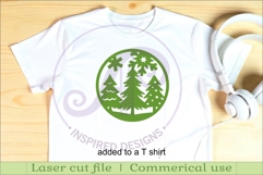 Christmas Coasters, laser cut out festive designs d1 Product Image 3